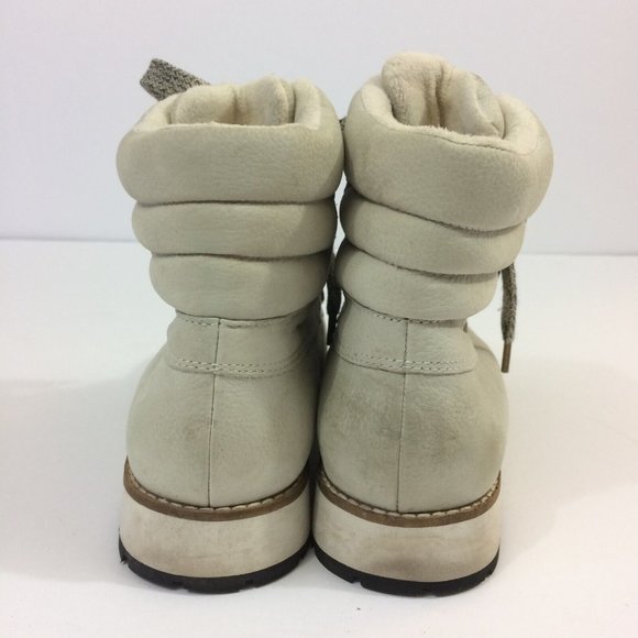 Splendid Women's Potter Hiker Lace-Up Ankle Boot Leather Tan / Off-White Size 7 - Picture 5 of 9